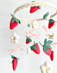 Vintage strawberry mobile