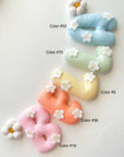 Name banner with daises