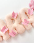Name banner with butterflies