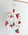 Vintage strawberry mobile