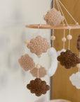 Boucle mobile with clouds and moon