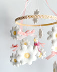Goose mobile with daisies