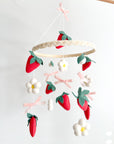 Vintage strawberry mobile