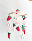 Vintage strawberry mobile