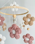 Boucle mobile with flowers