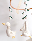 Vintage goose mobile