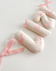 Name banner with small bows