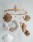 Boucle mobile with clouds and moon