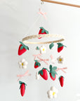 Vintage strawberry mobile