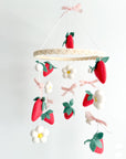 Vintage strawberry mobile
