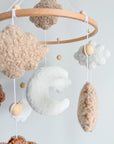 Boucle mobile with clouds and moon