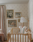 Boucle mobile with beige teddy bunny