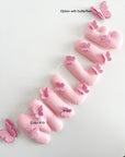 Name banner with butterflies