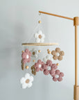 Boucle mobile with flowers