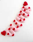 Name banner with hearts
