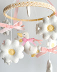 Goose mobile with daisies