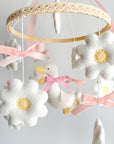 Goose mobile with daisies