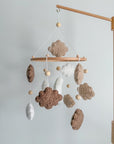 Boucle mobile with clouds and moon
