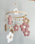 Boucle mobile with flowers