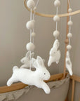 Minimalist bunny mobile