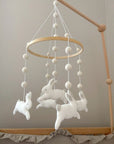 Minimalist bunny mobile