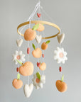 Peach mobile with hearts