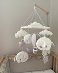 Elephant mobile for baby boy