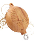 Music box spinner for crib mobile