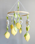 Lemon mobile with flowers