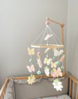 Mobile with butterflies and flowers