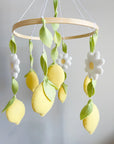 Lemon mobile with flowers