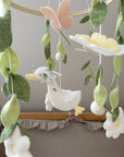 Goose mobile with daises