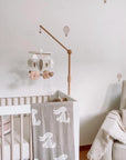 Elephant mobile for baby girl