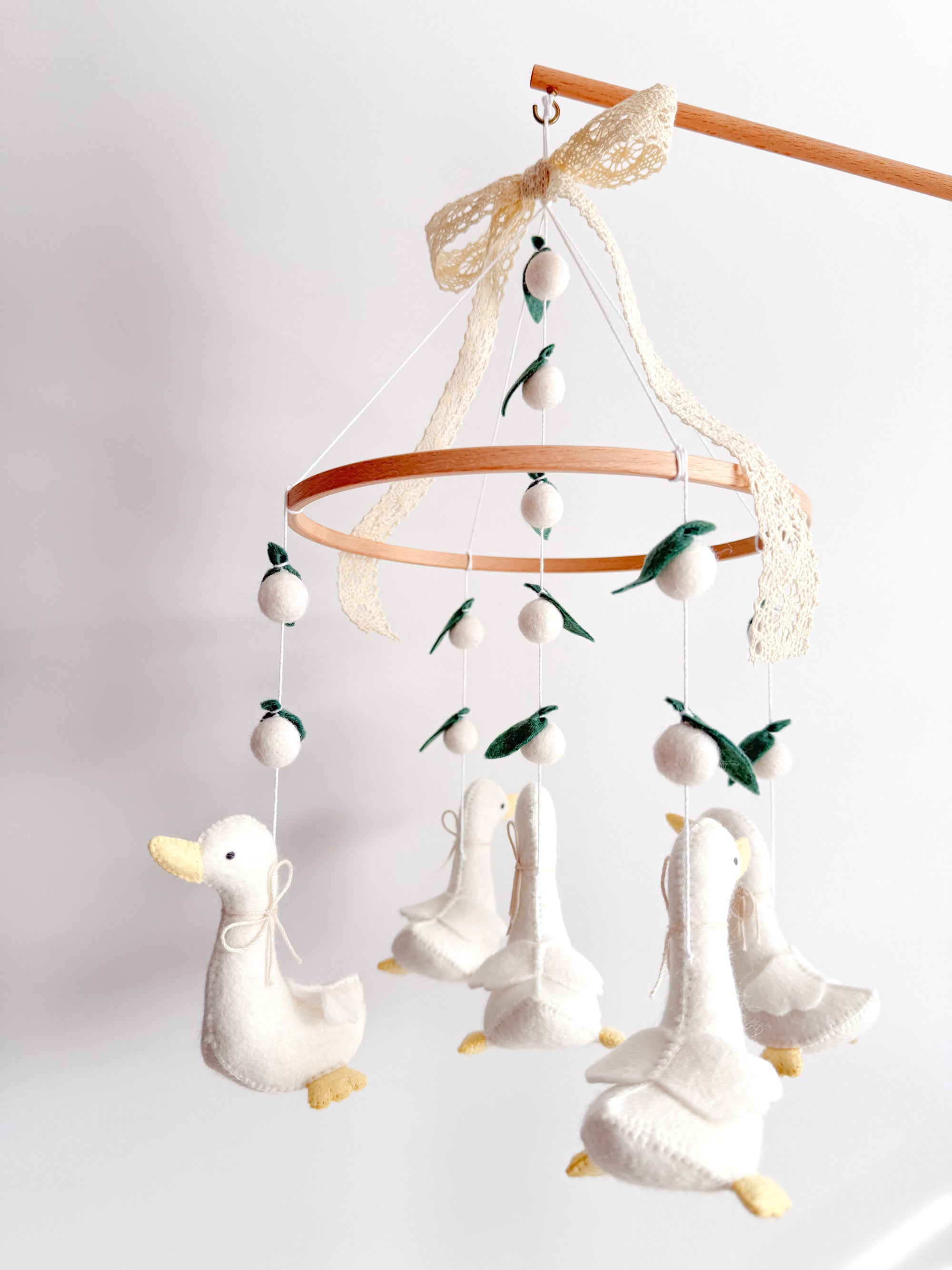 Vintage goose mobile