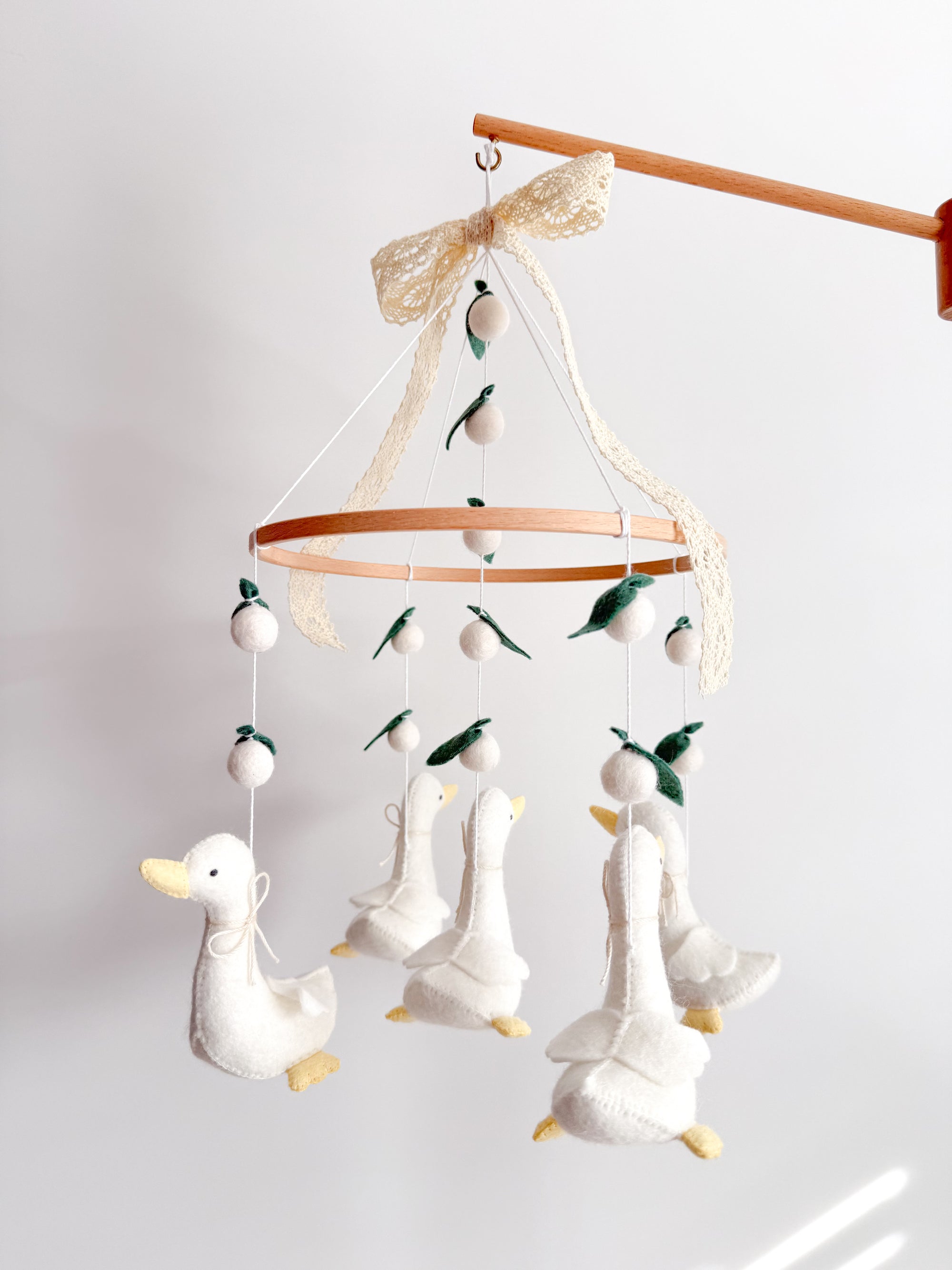 Vintage goose mobile