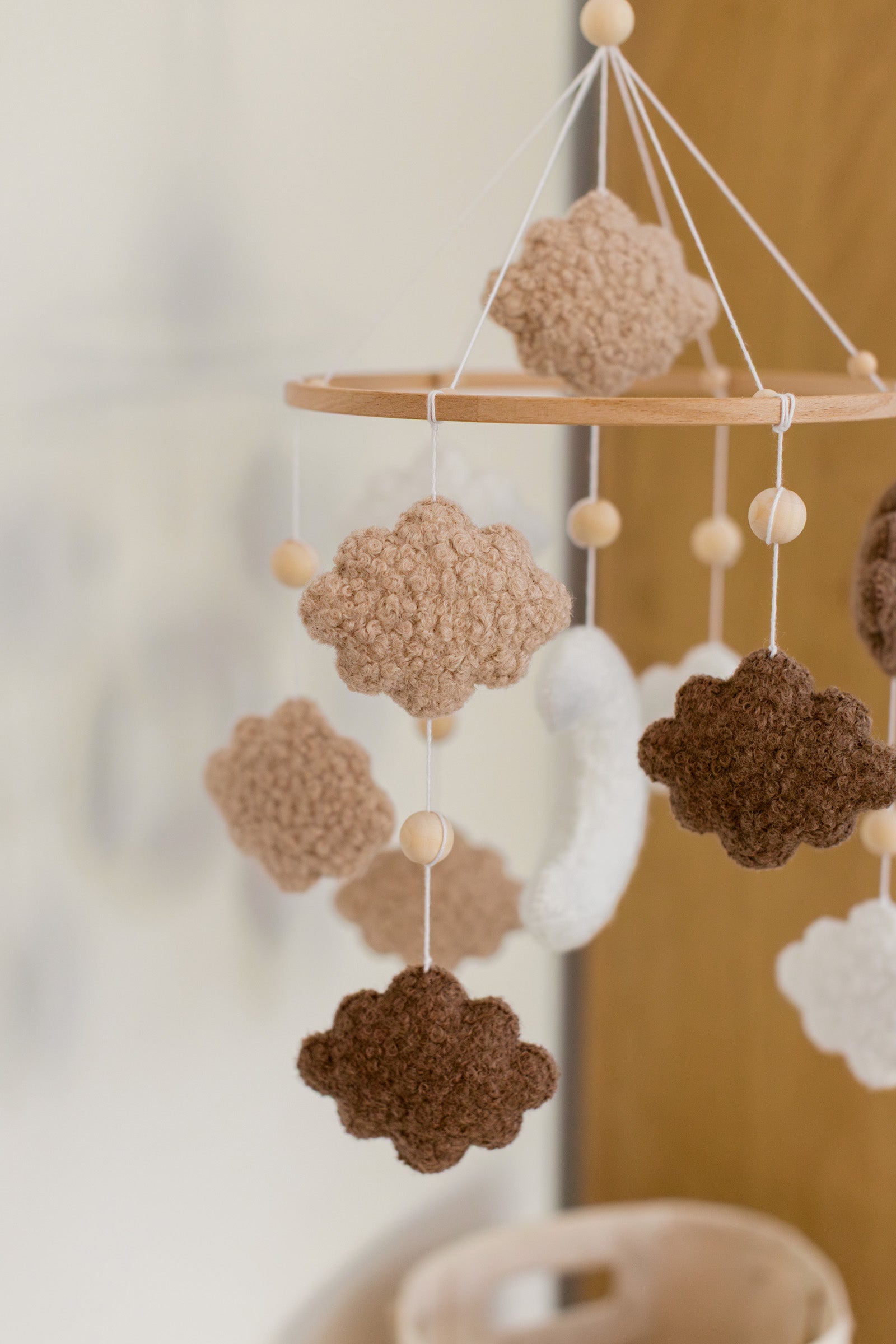 Boucle mobile with clouds and moon