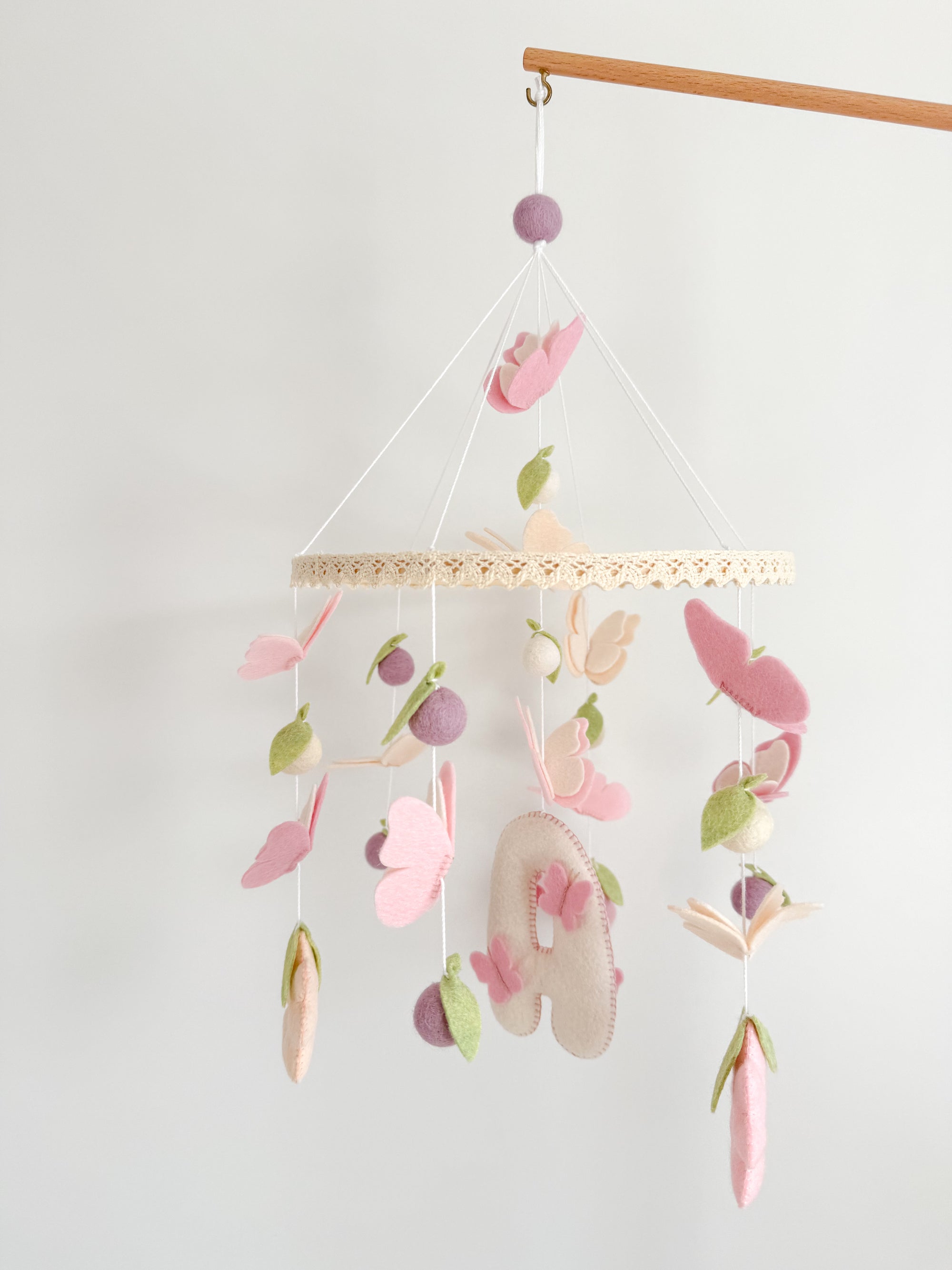 Mobile with butterflies