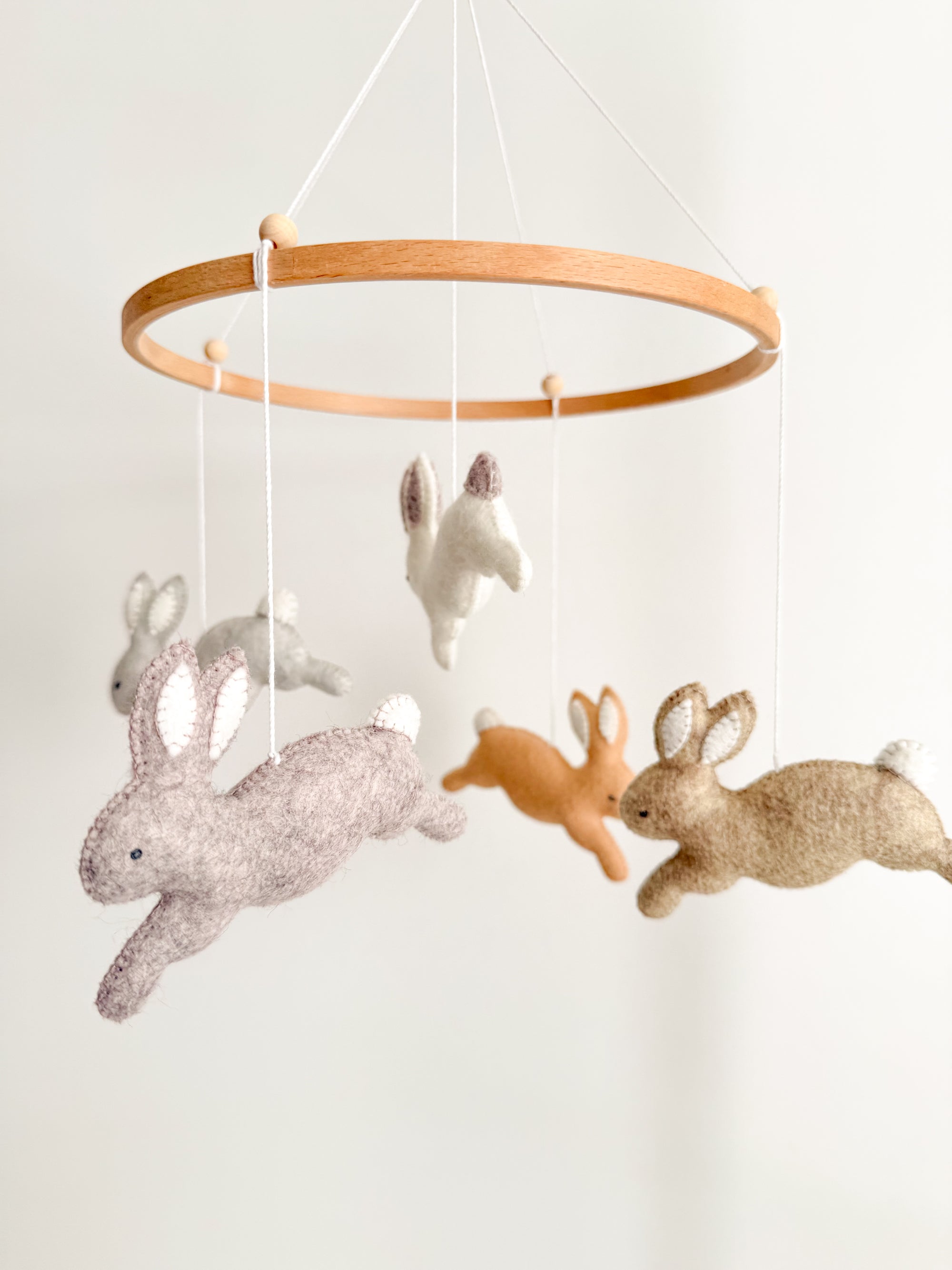 Minimalist bunny mobile