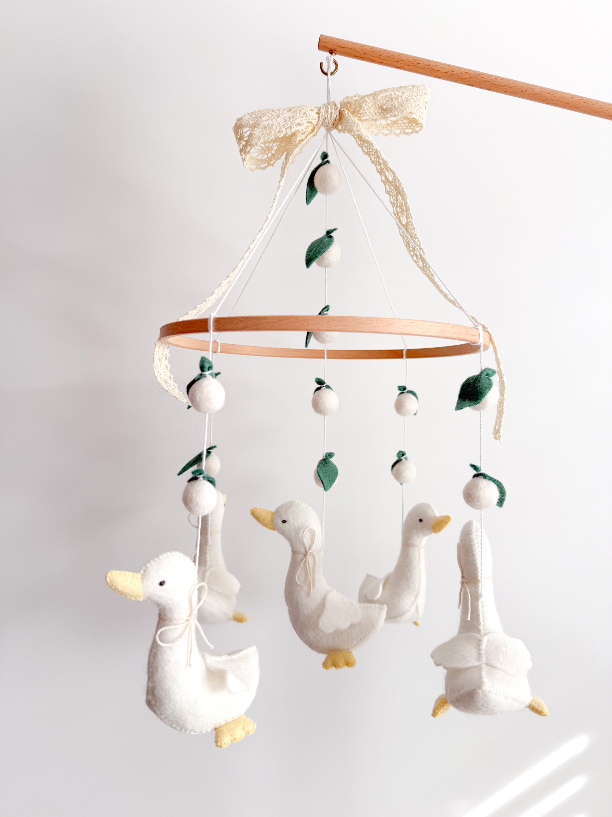 Vintage goose mobile