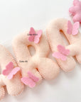 Name banner with butterflies