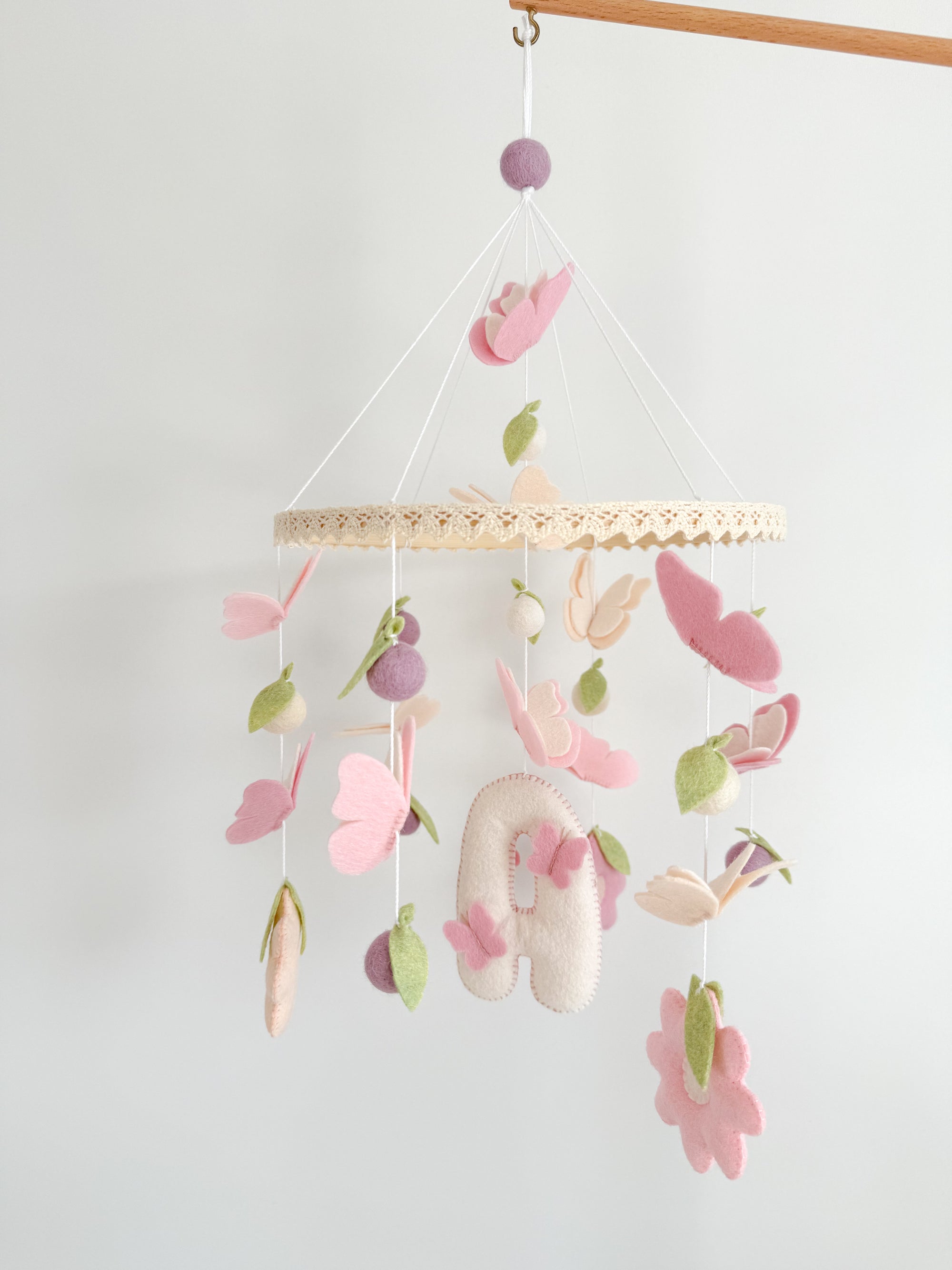 Mobile with butterflies