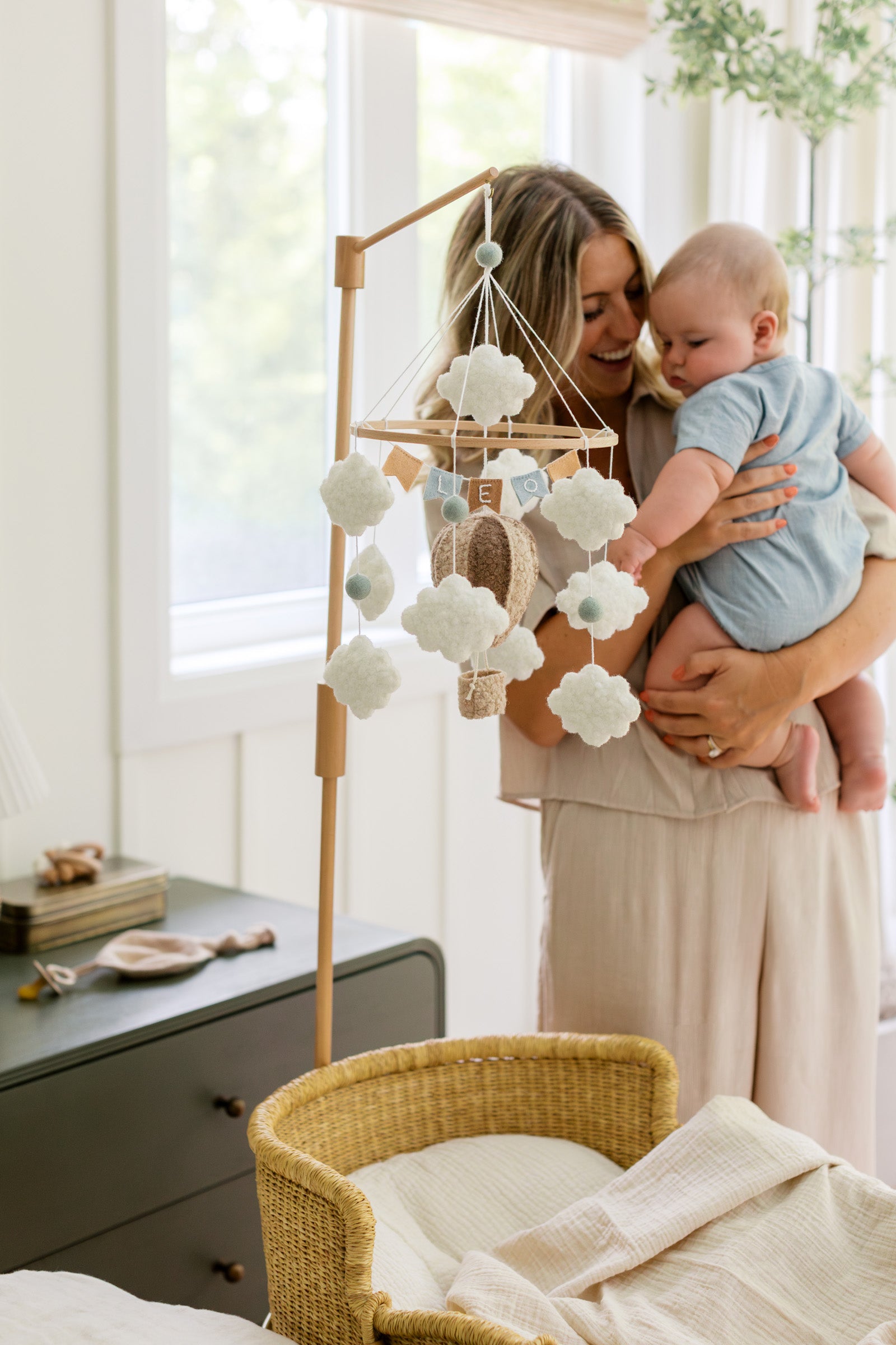 Boucle mobile with air ballon