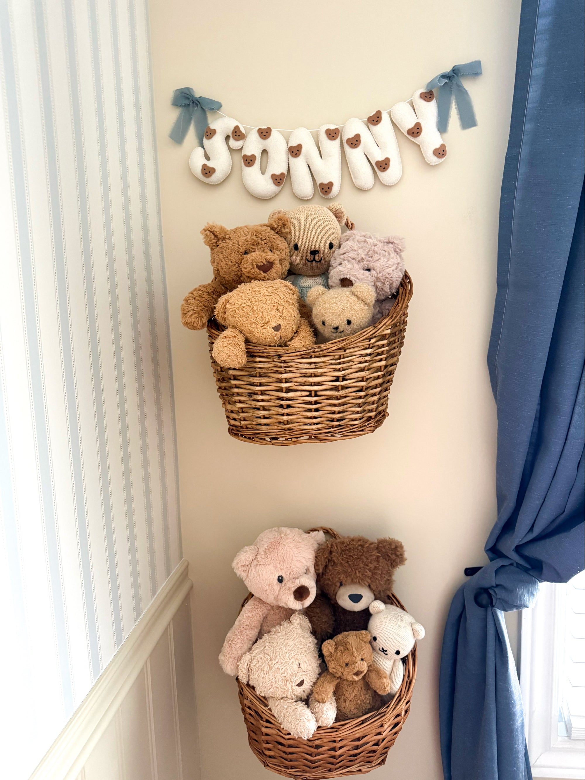 Teedy bear name banner