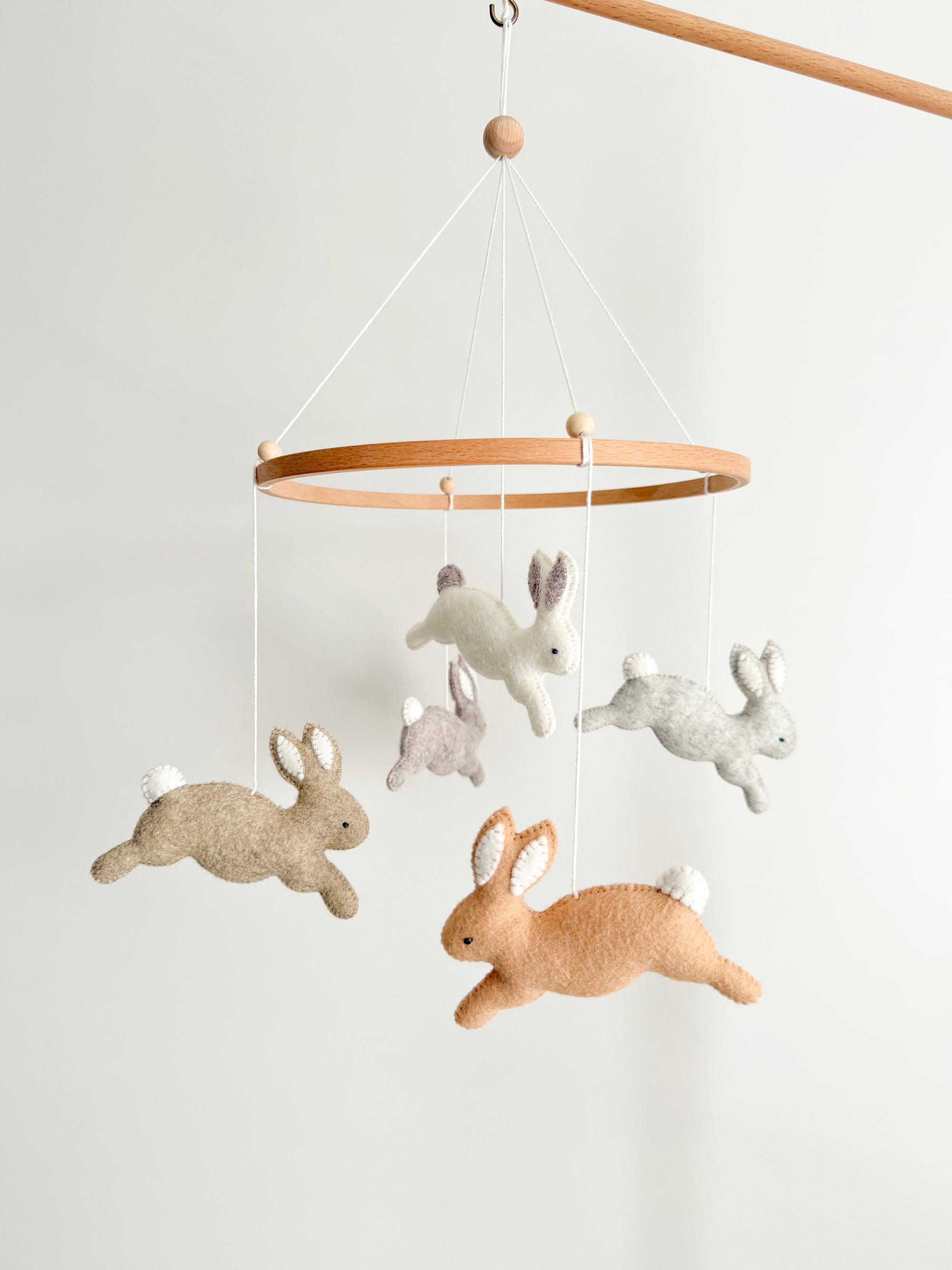 Minimalist bunny mobile