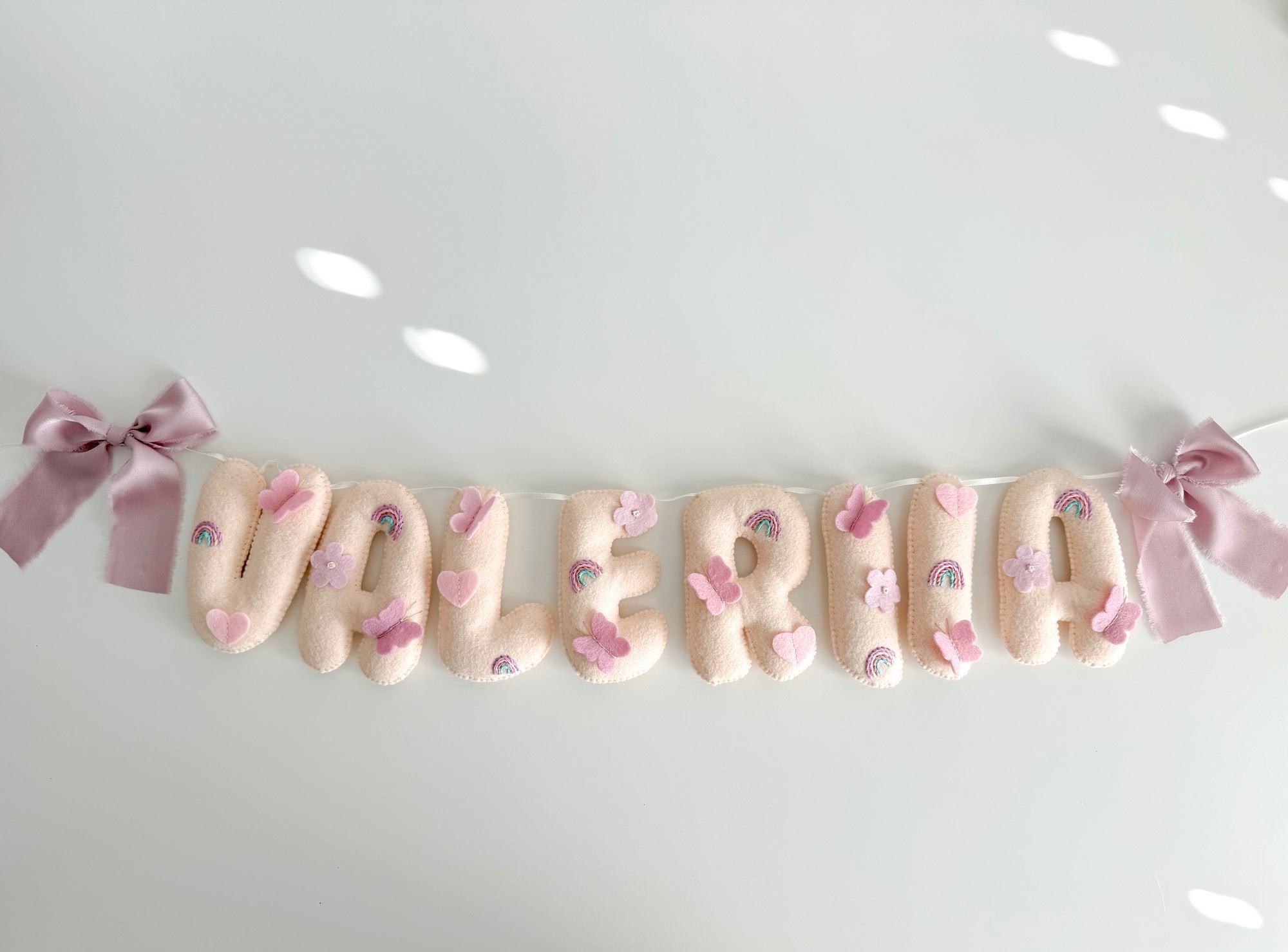Rainbow Nursery Name Banner