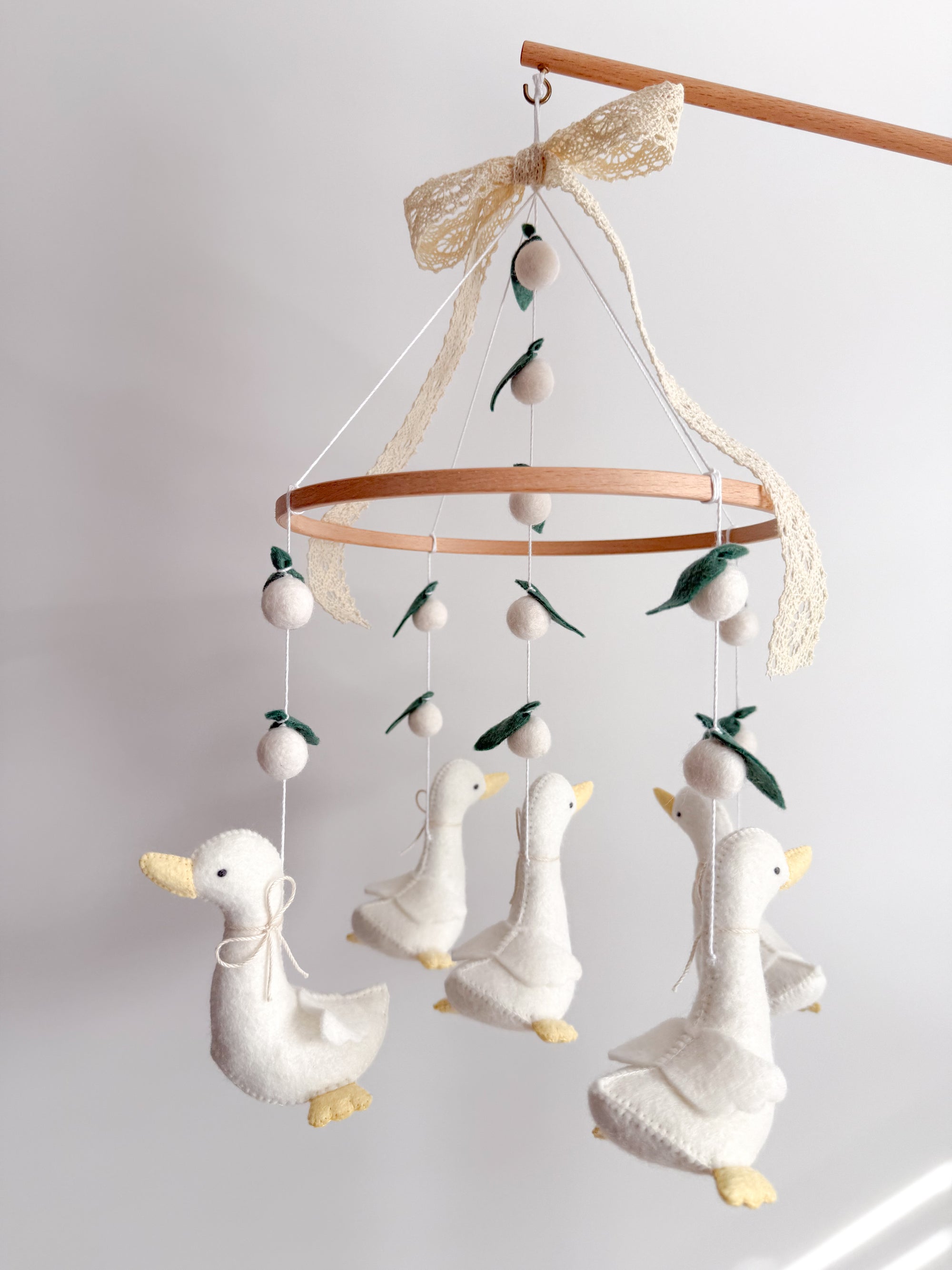 Vintage goose mobile
