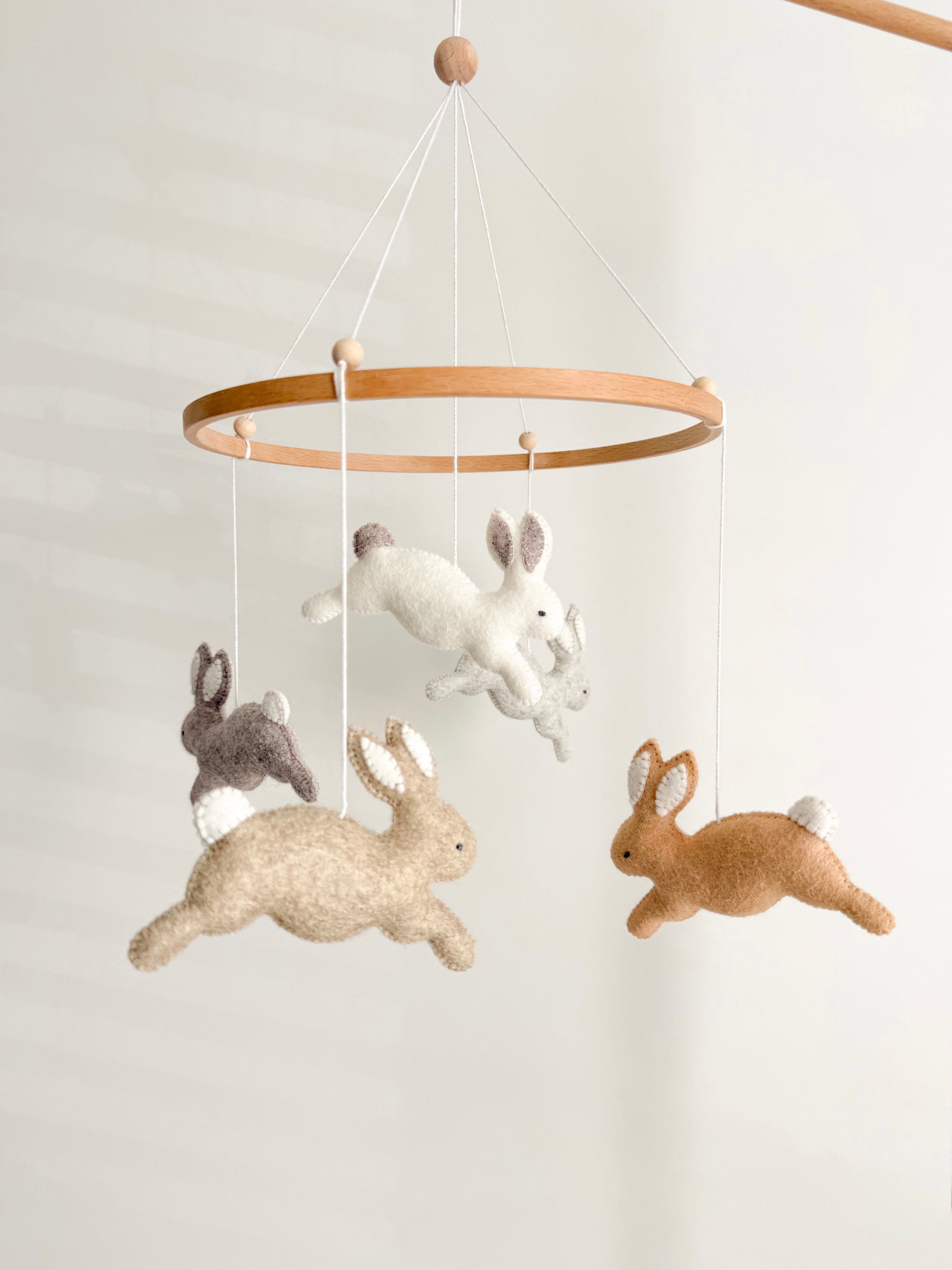 Minimalist bunny mobile