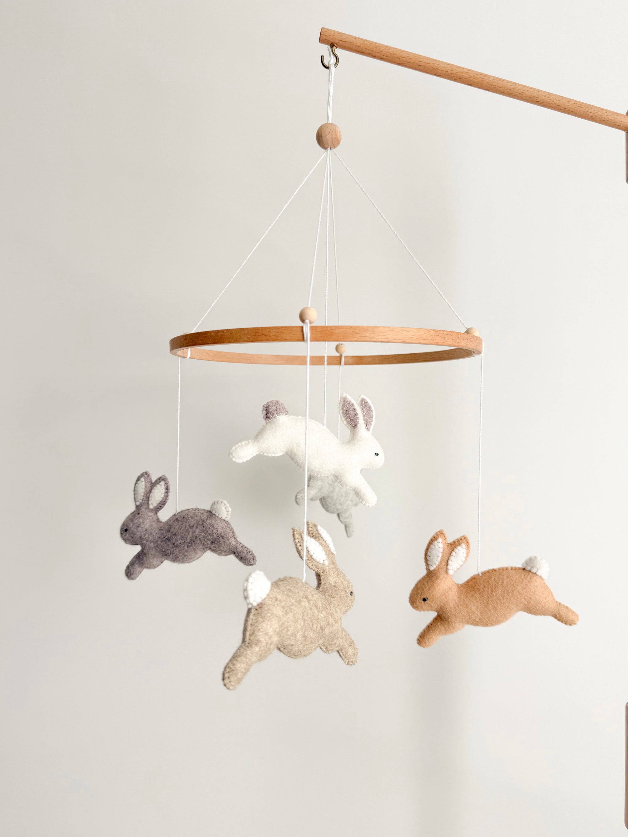 Minimalist bunny mobile