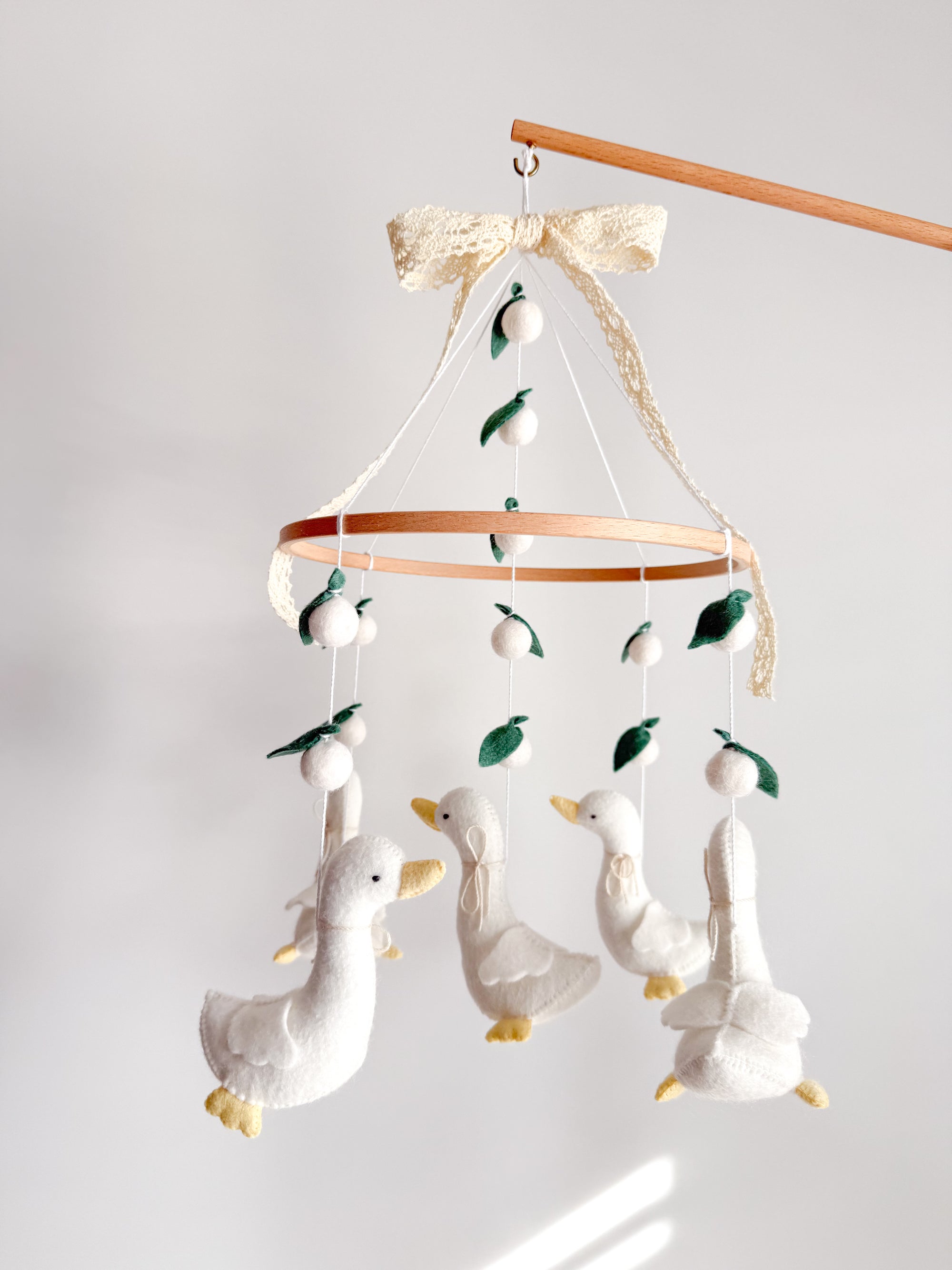Vintage goose mobile
