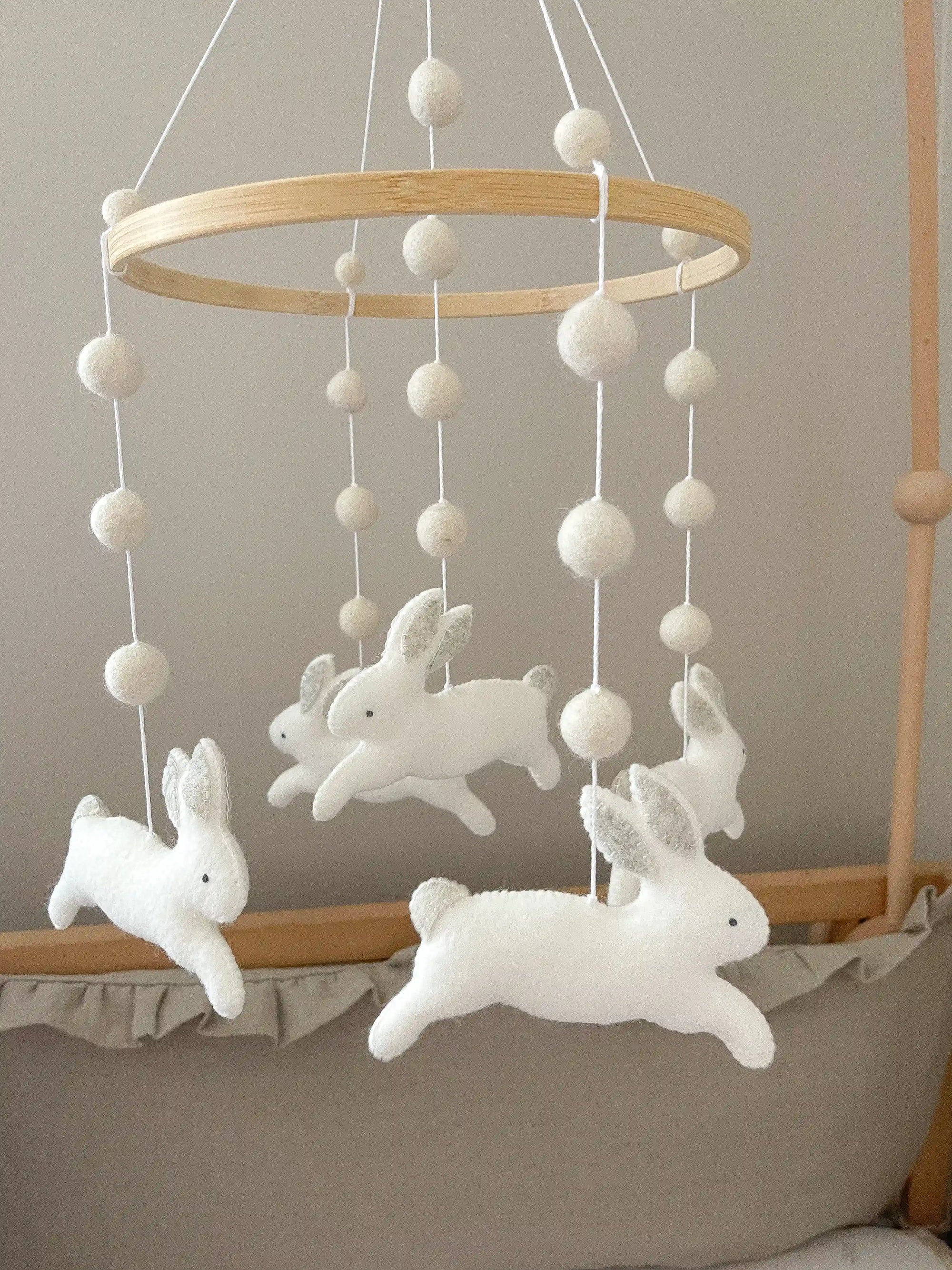 Minimalist bunny mobile